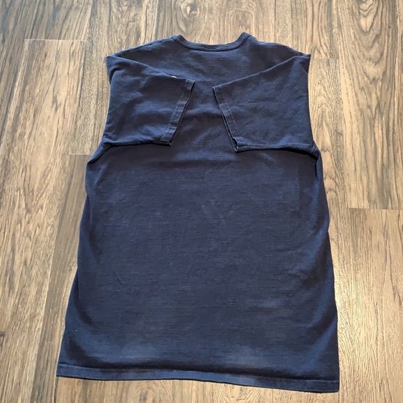 Champion Embroidered Navy Blue T-shirt - Picture 8 of 9